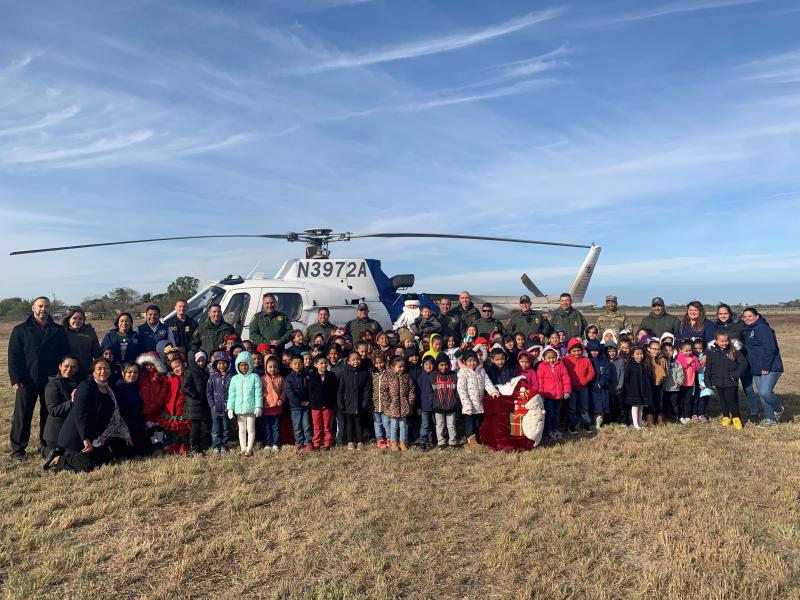 Border Patrol brings Christmas to the Rio Grande Valley and Santa